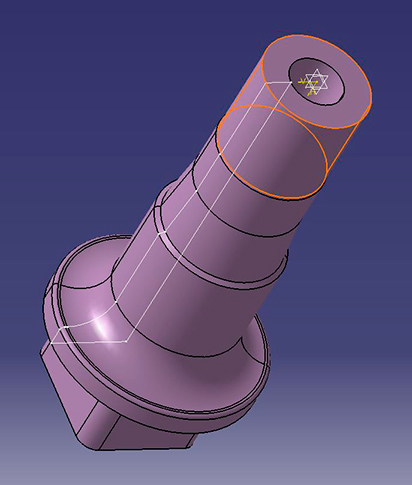 3D stub axle - Extrusion Forging