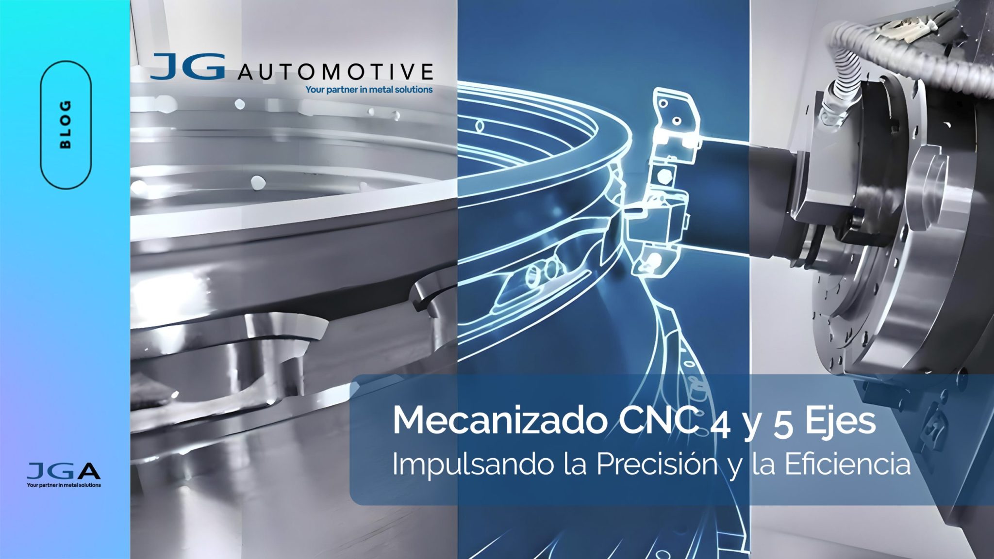 Mecanizado CNC de 4 y 5 Ejes | JG Automotive