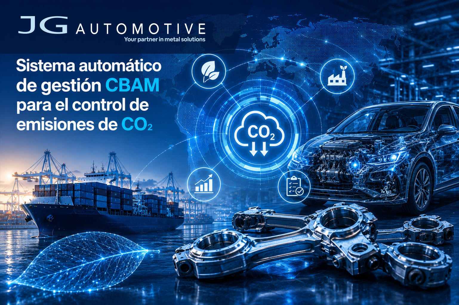 Gestión CBAM y emisiones globales JG Automotive
